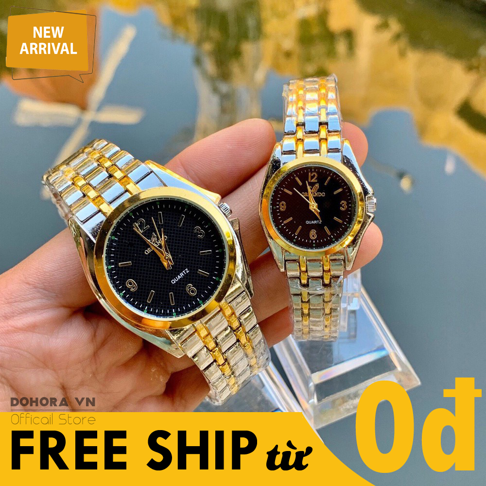 Đồng Hồ Thời Trang Nam Nữ ORLANDO RO82, Đồng Hồ Cặp Đôi, Mặt Kim Kết Hợp Số, Dây Demi Mẫu Mới Cực Sang Trọng, 3 Màu Lựa Chọn  (Bảo Hành 6 Tháng)
