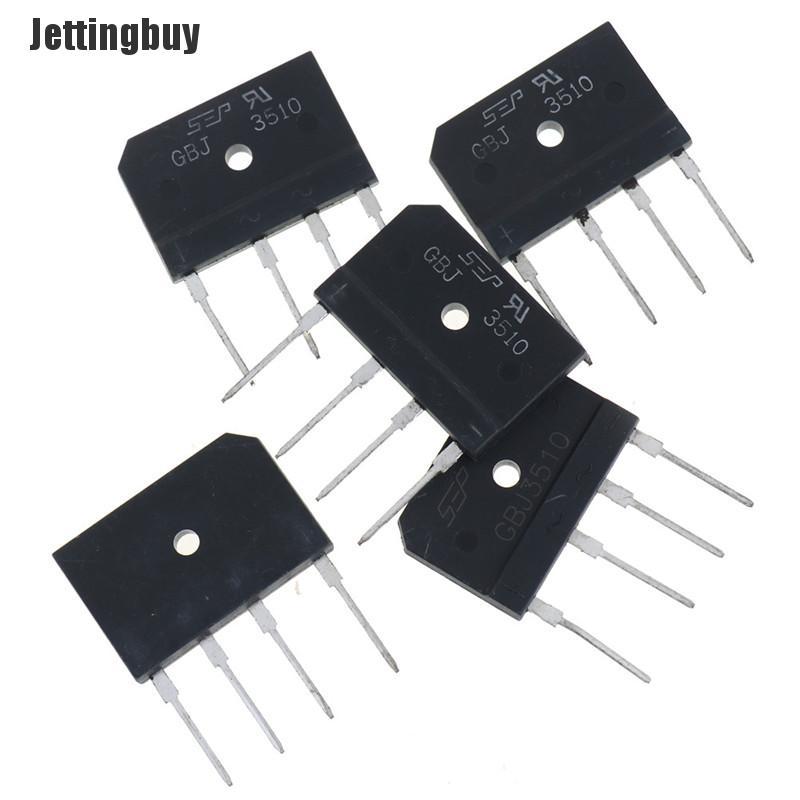 Jettingbuy 5PCS 35A 1000V Diode Bridge Rectifier GBJ3510