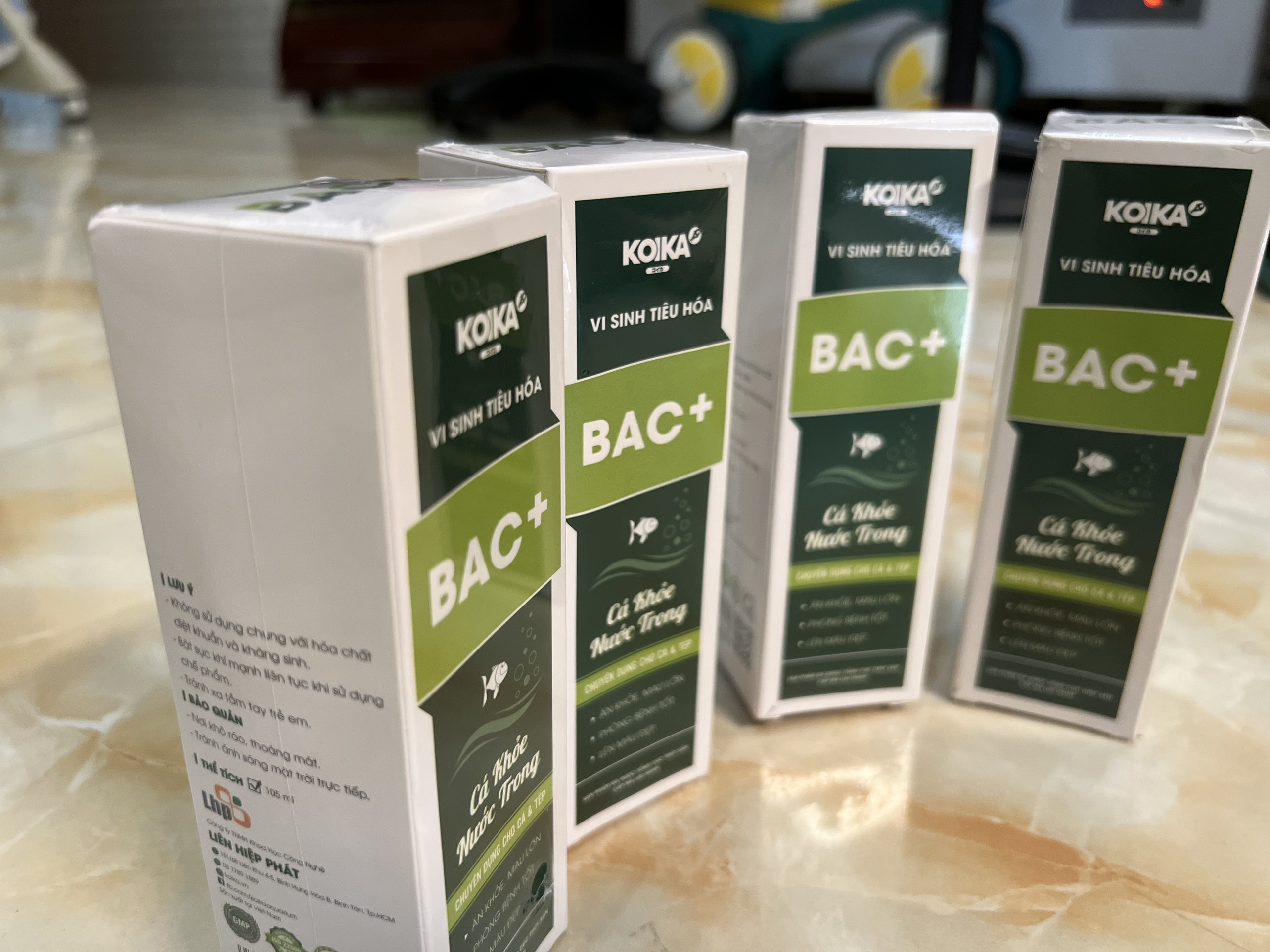 Vi sinh tiêu hóa KOIKA BAC+ (105ml) - Giúp tiêu hóa tốt cho cá cảnh