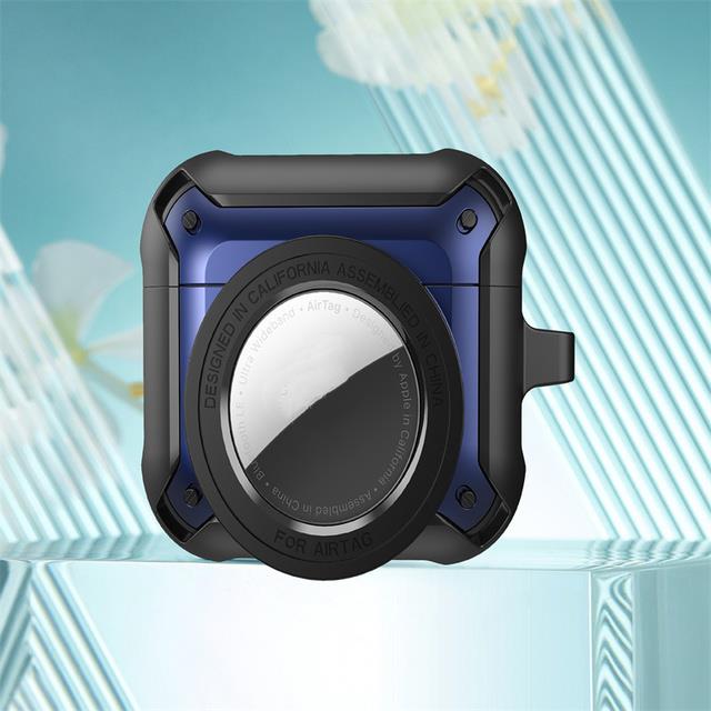 ELEGANT New Locator Cover For Airpods Pro Case TPU Airtag Cover For Apple AirPods 3 2 Case Accessories Wireless Earphone With Keychain