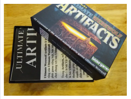 Ma sói cổ vật - artifact - phiên bản mở rộng của ma sói ultimate - TIẾNG VIỆT