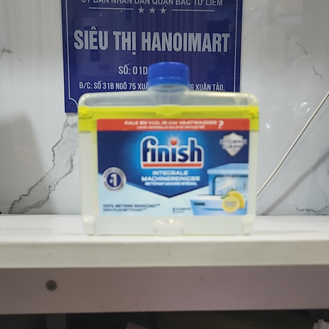 Finish dung dịch vệ sinh máy rửa bát 250ml, chất tẩy cặn máy rửa chén bát finish