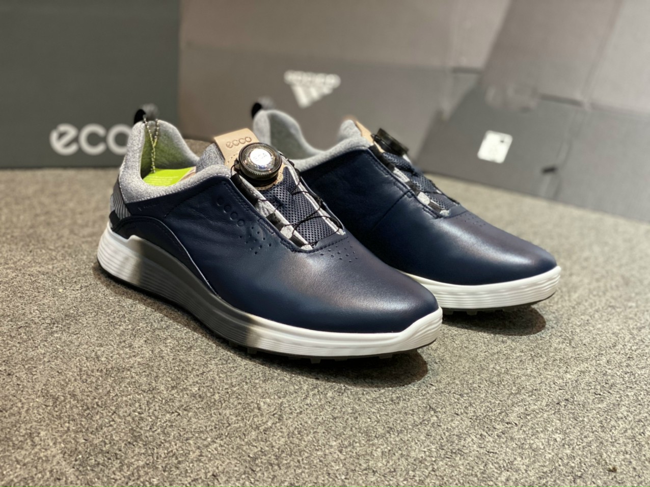 Giày ECCO GOLF Nam xanh xám Nhập Khẩu