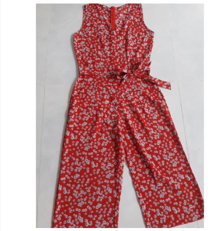 [HCM]Jumpsuit hoa ống rộng