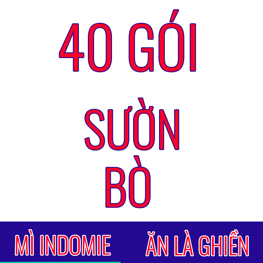 mì indomie thùng 40 gói