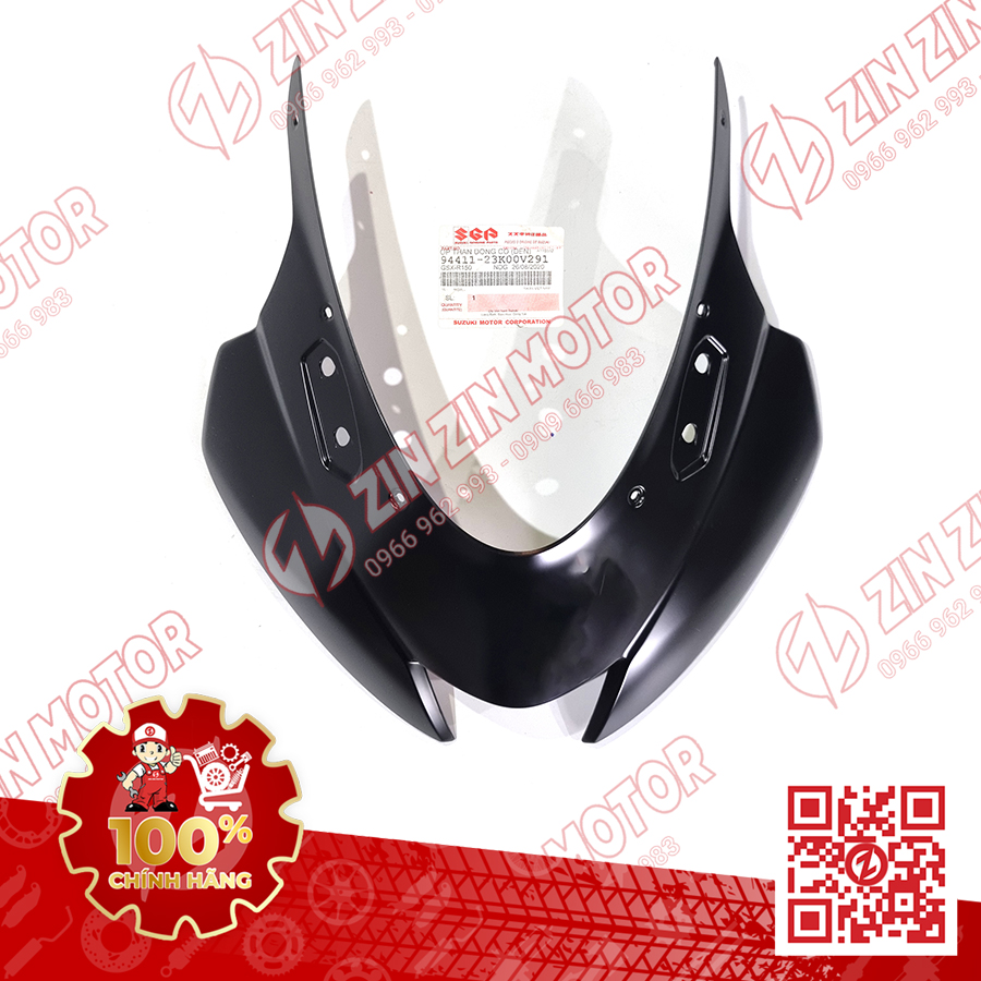 Ốp head black shark GSX R150-94411-23k00-291-Zin Zin motor