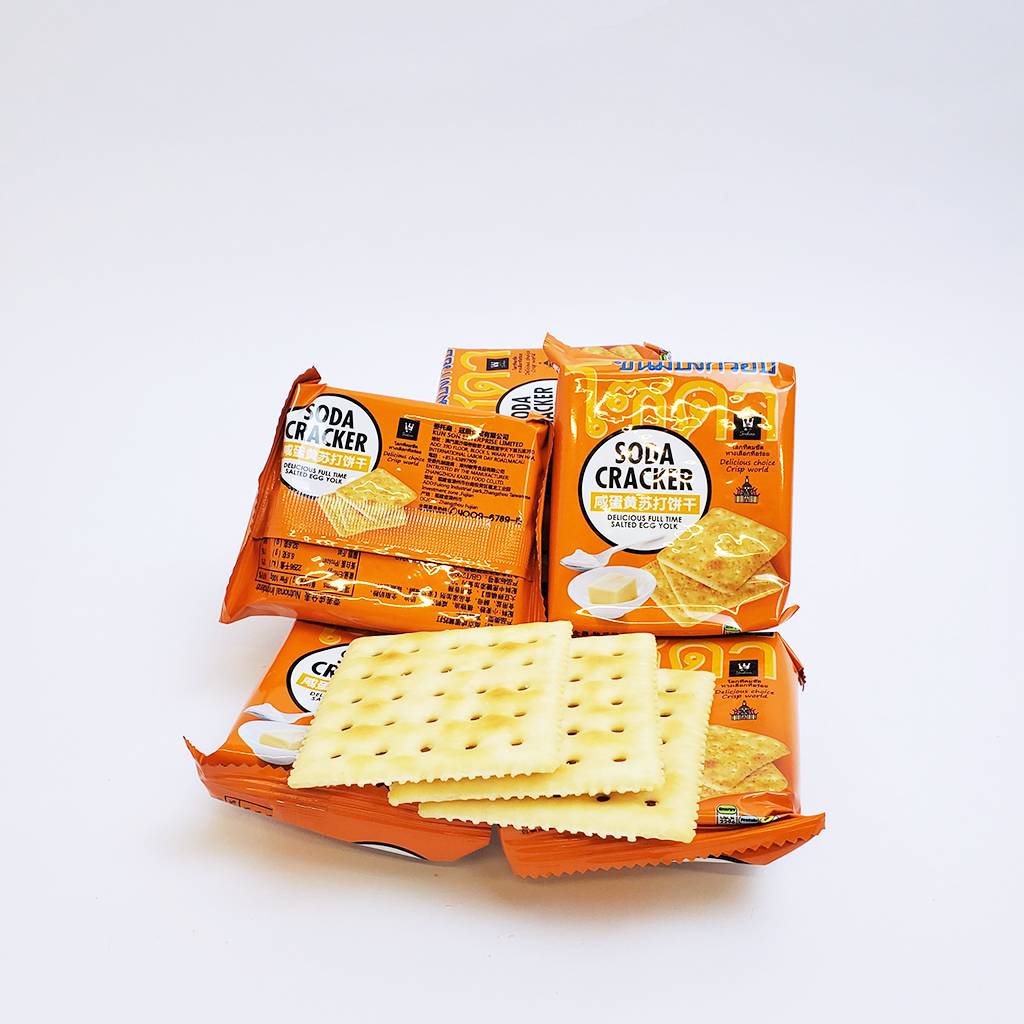 Bánh quy mặn Soda Cracker Thái Lan túi 400gr