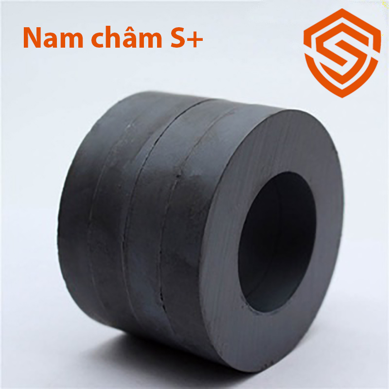 Nam châm đen có lỗ nhiều kích thước Ferrite