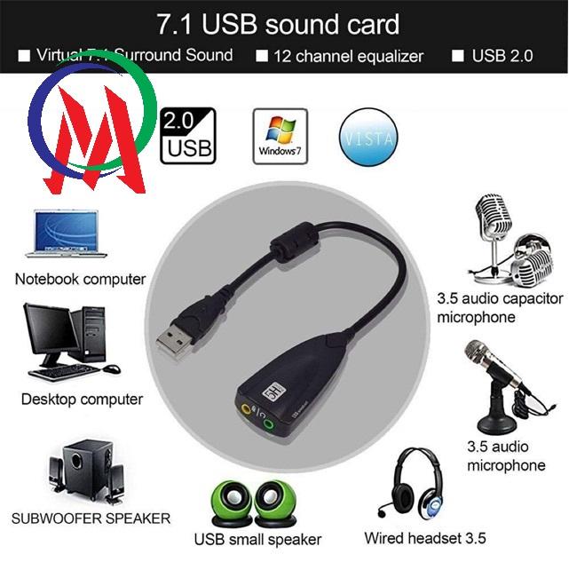 [Mua lẻ giá sỉ] USB ra Sound 7.1 H5v2