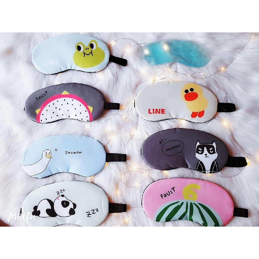 Bịt Mắt Ngủ Che Mắt Ngủ Có Túi Gel Mát Lạnh