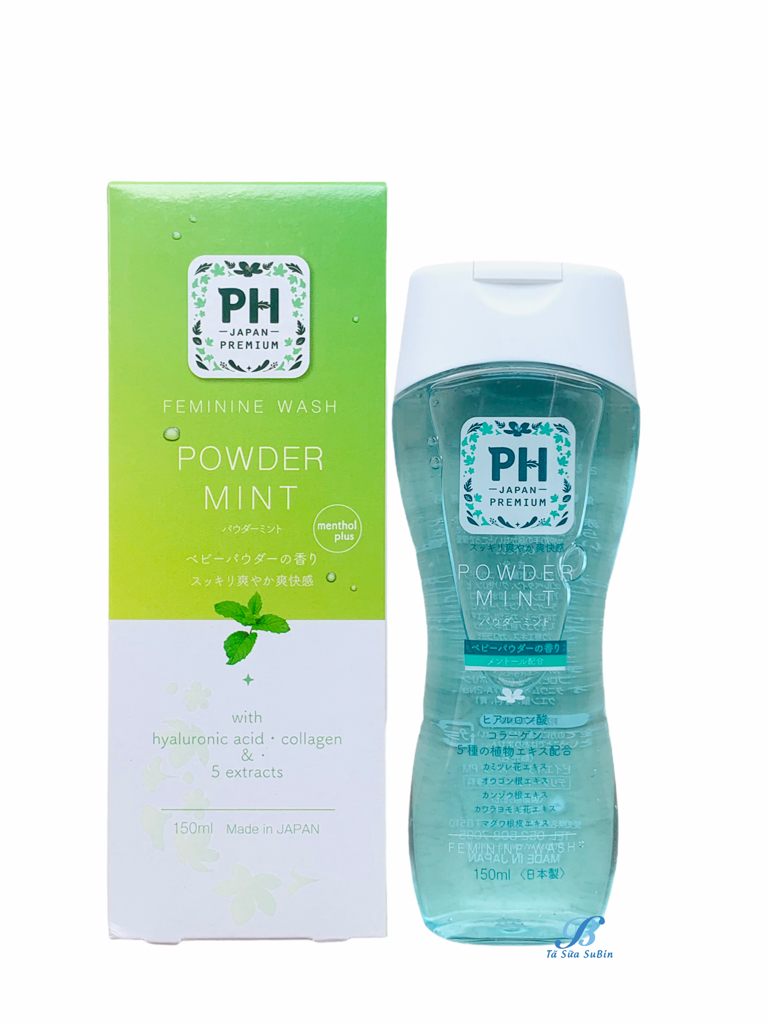 DUNG DỊCH VỆ SINH PHỤ NỮ PH CARE HƯƠNG BẠC HÀ CỦA NHẬT CHAI 150ML - HÀNG NHẬT NỘI ĐỊA, nước rửa phụ khoa làm sạch vùng kín, cân bằng độ PH