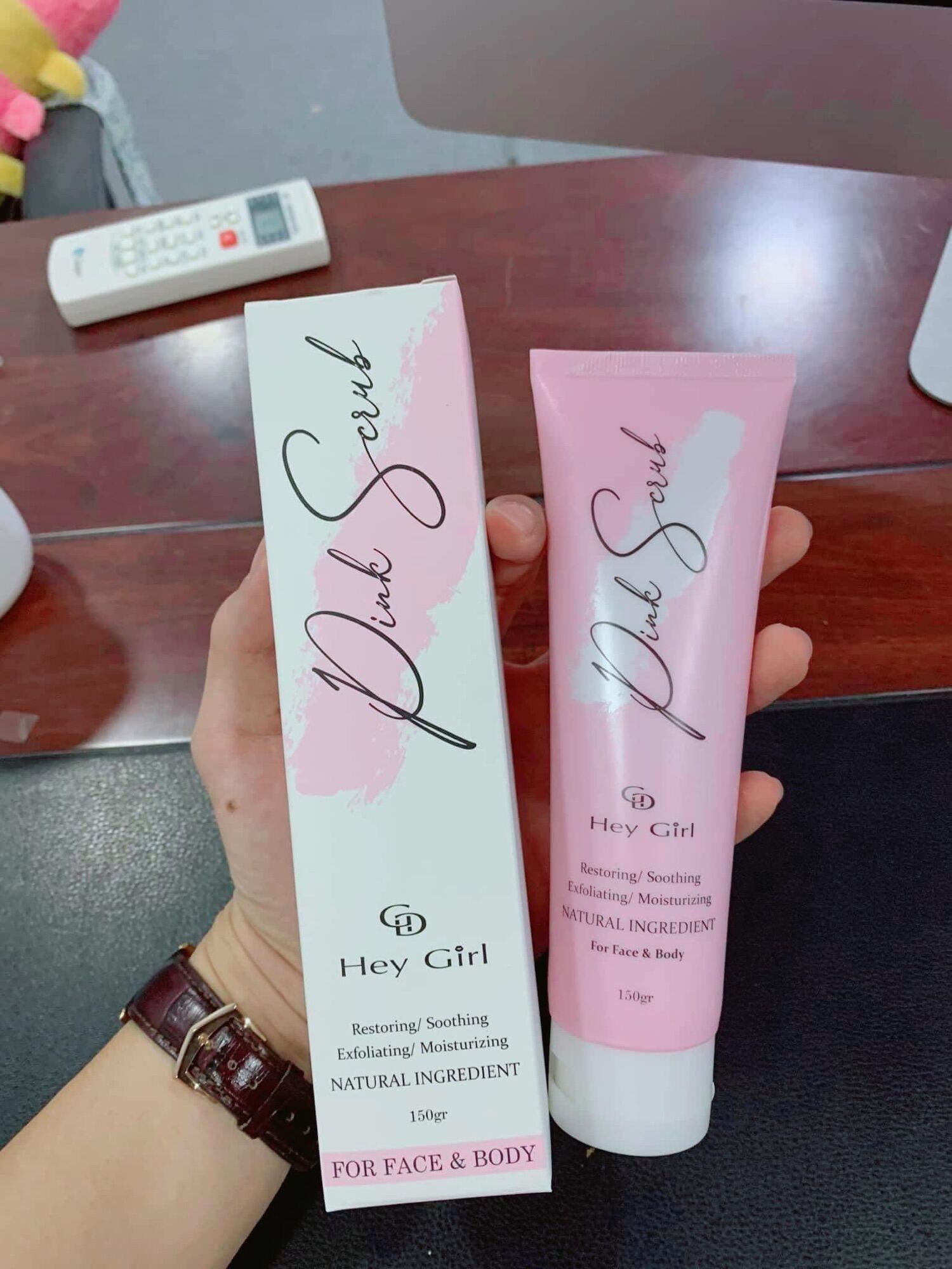 Tẩy da chết cho body và mặt nha đam an toàn mọi da