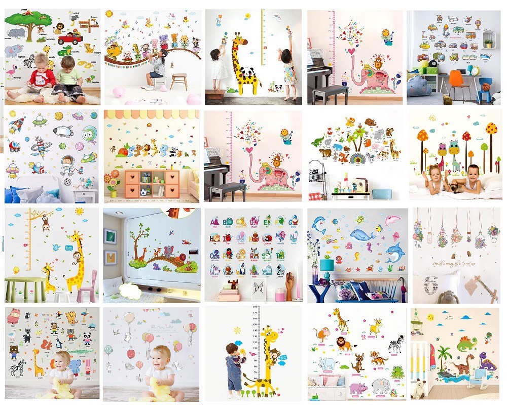 Decal dán tường chọn mẫu trang trí phòng