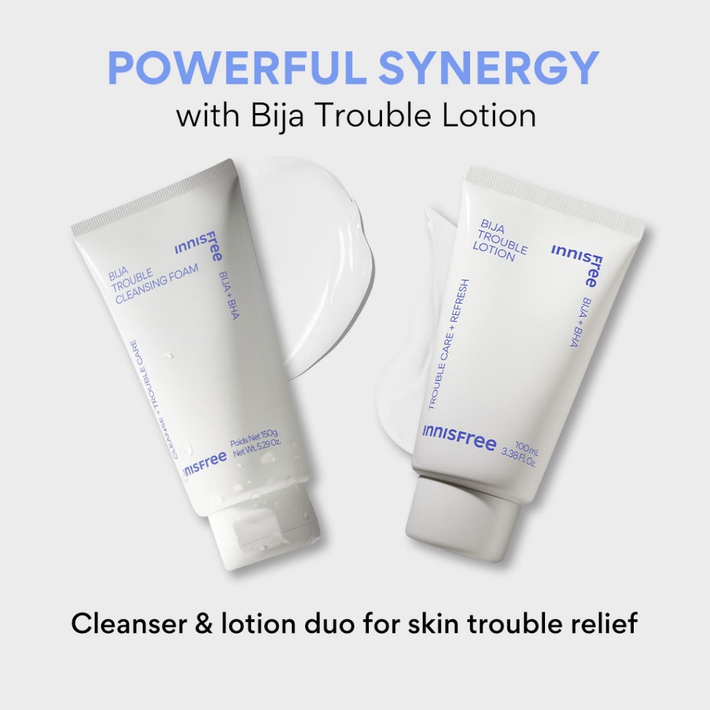 Sữa Rửa Mặt Ngăn Ngừa Mụn Innisfree Bija Trouble Cleansing Foam 150g