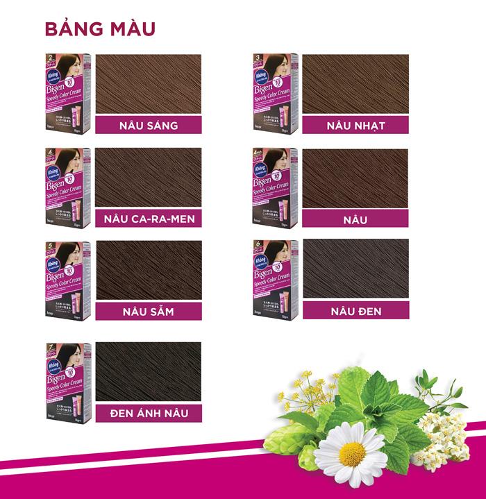 Thuốc Nhuộm Tóc Bigen Speedy 4Na - Màu Nâu