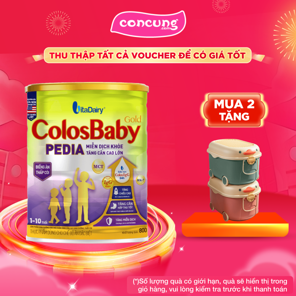 Sữa ColosBaby Gold Pedia 800g (1 - 10 tuổi)