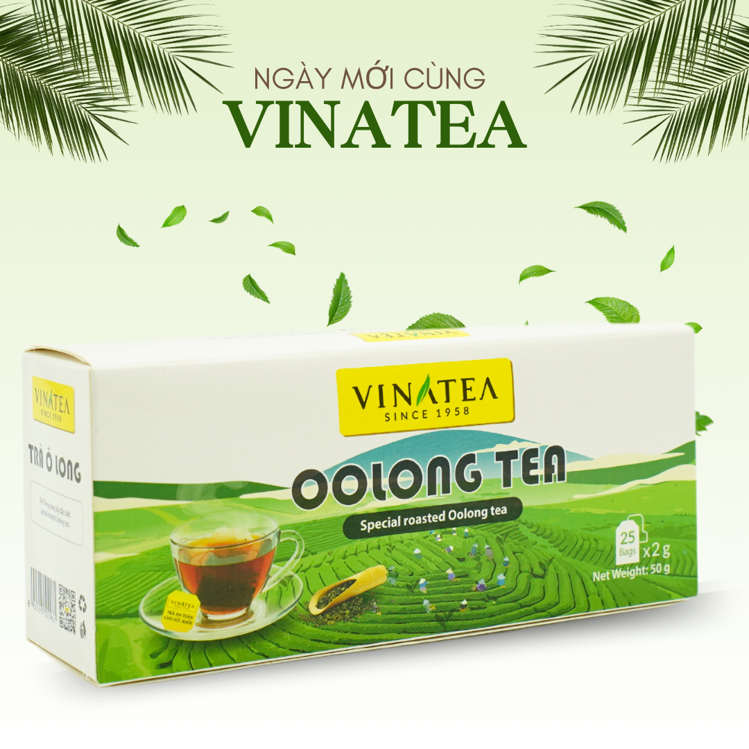 Trà Vinatea Oolong túi lọc 50g