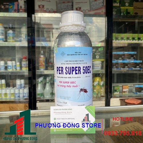 Thuốc diệt muỗi PER SUPER 50EC (Chai 1 lít, chai nhôm)