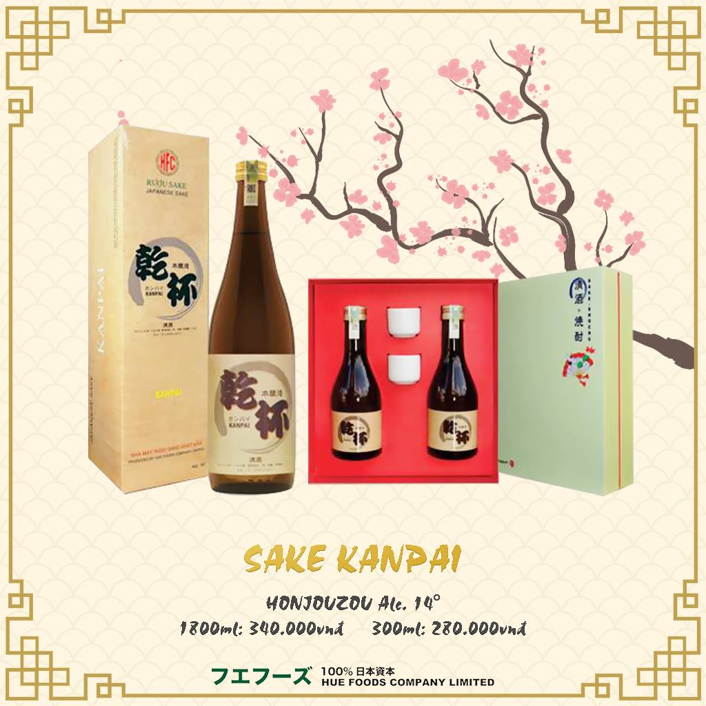 R ượu Sake Kanpai 1800ml - Shochu Sake
