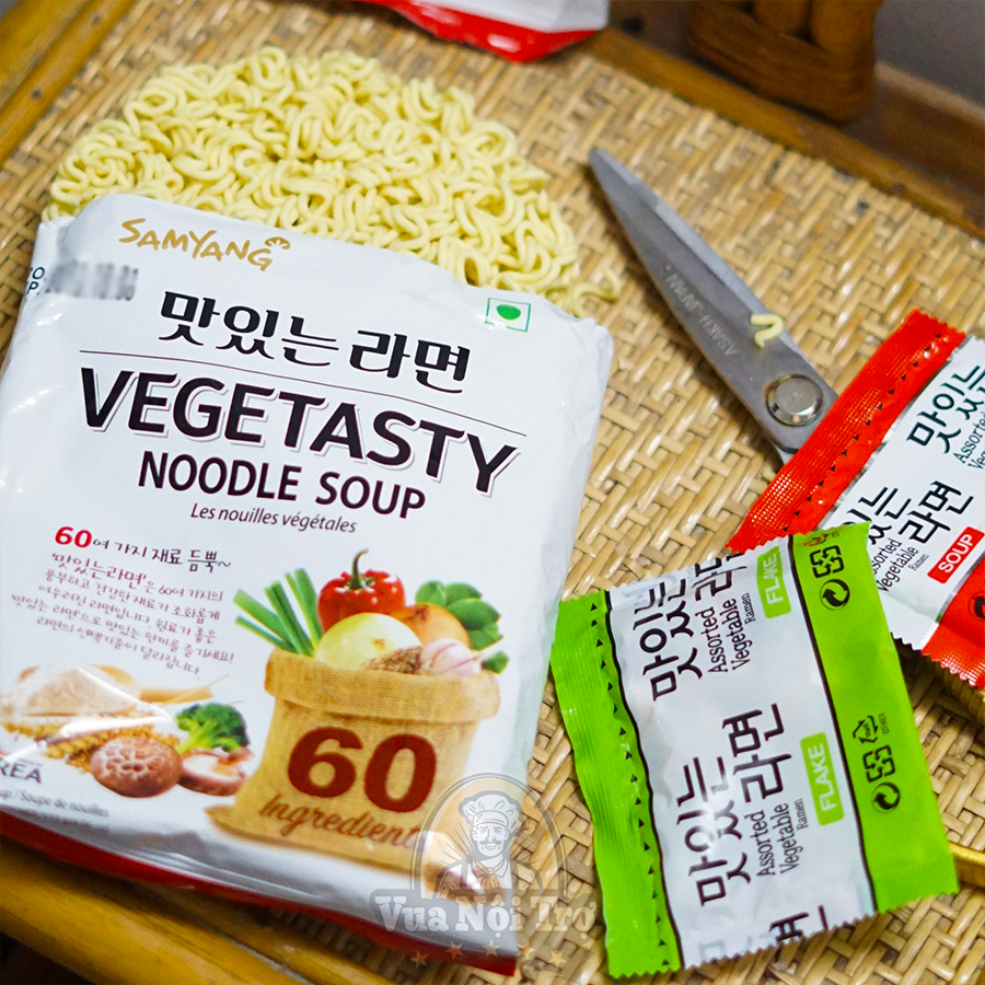 [5 Gói] Mì rau cải Samyang, mì ăn liền Hàn Quốc