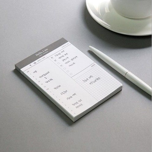 [HCM]Tập giấy plan note (Daily Scheducle To Do List Message)