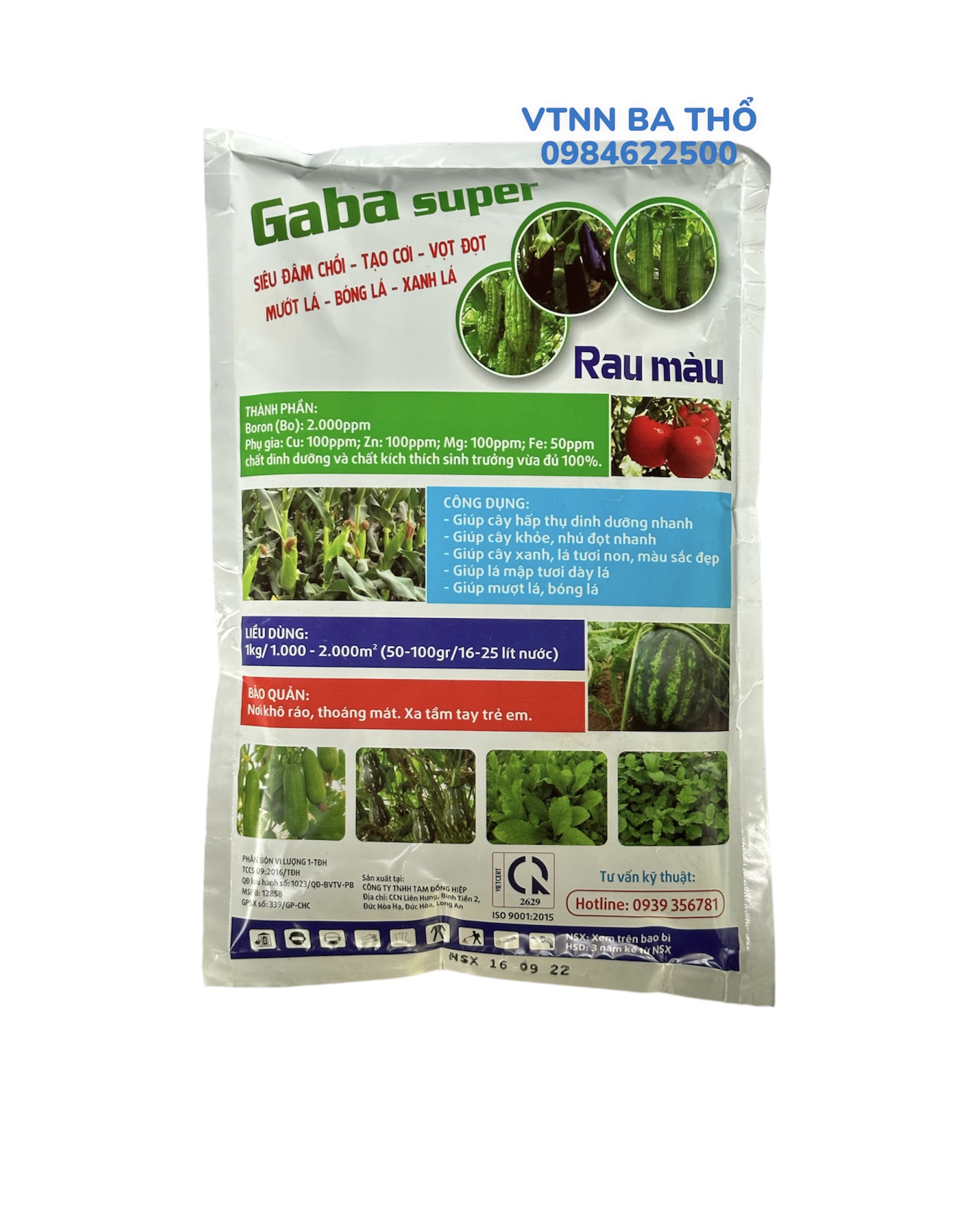 Phân Bón Gaba Super kg (đâm chồi - vọt đọt - xanh lá)