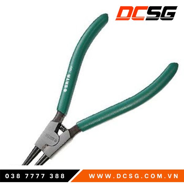 Kềm lấy phe trong mũi cong 7"/175mm Sata 72005
