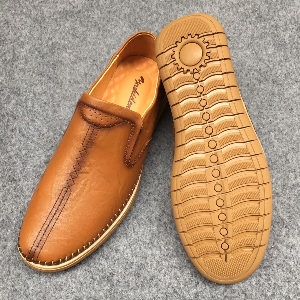 Giày da thô lười nam 66203