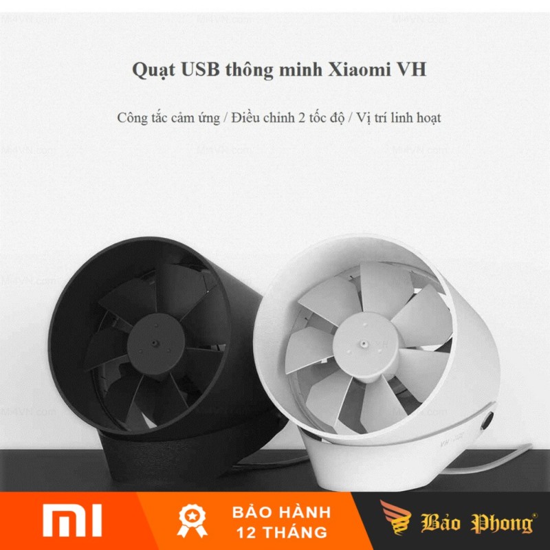 Bảng giá [Nhập ELJAN21 giảm 10%, tối đa 200k, đơn từ 99k] Quạt Bàn Thông Minh XIAOMI VH 2 USB portable Fan Phong Vũ