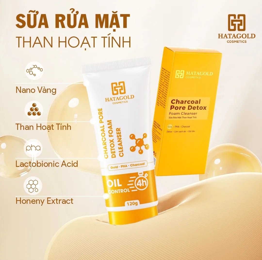 SỮA RỬA MẶT THẢI ĐỘC THAN HOẠT TÍNH - 120gr