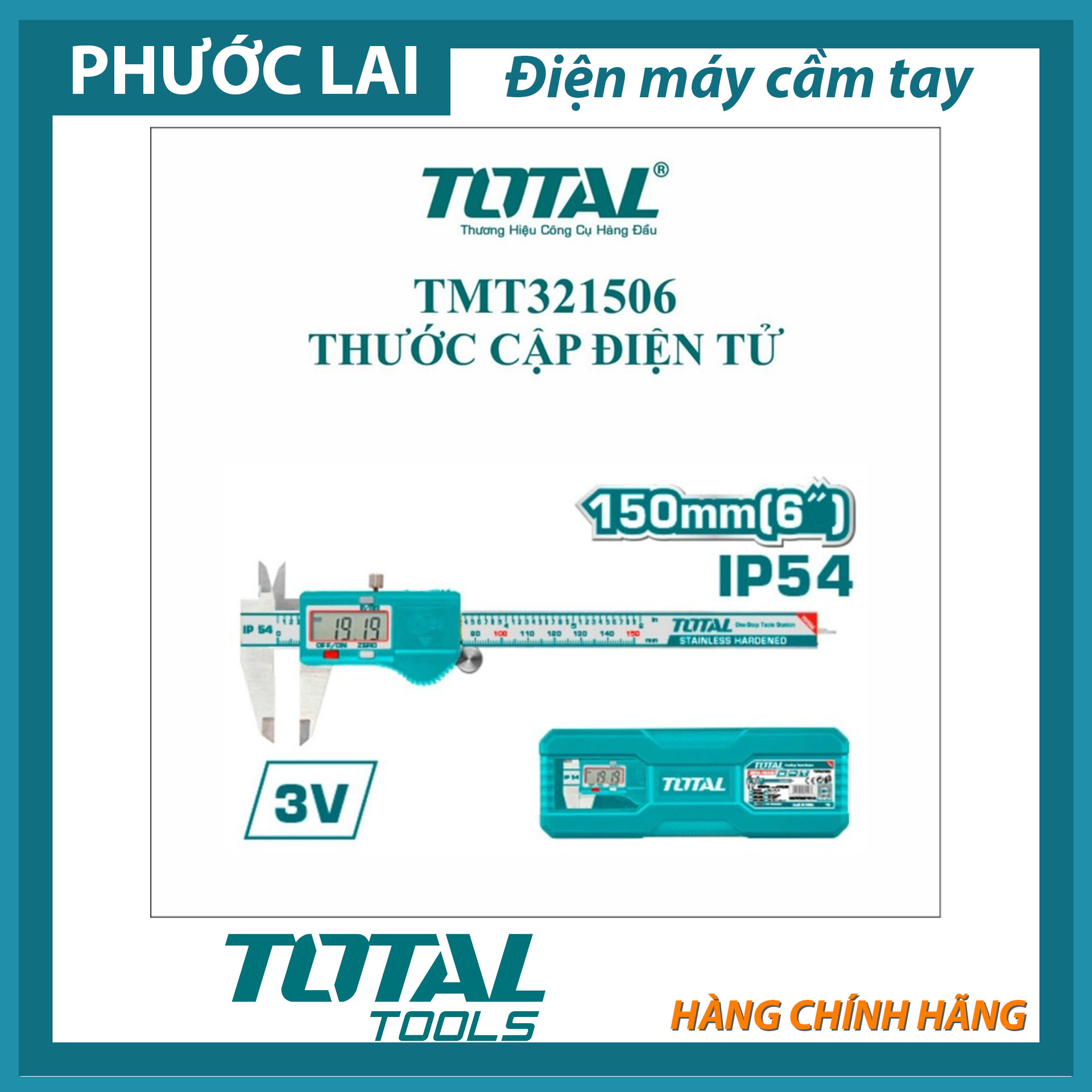 Electronic vernier caliper Total tmt321506