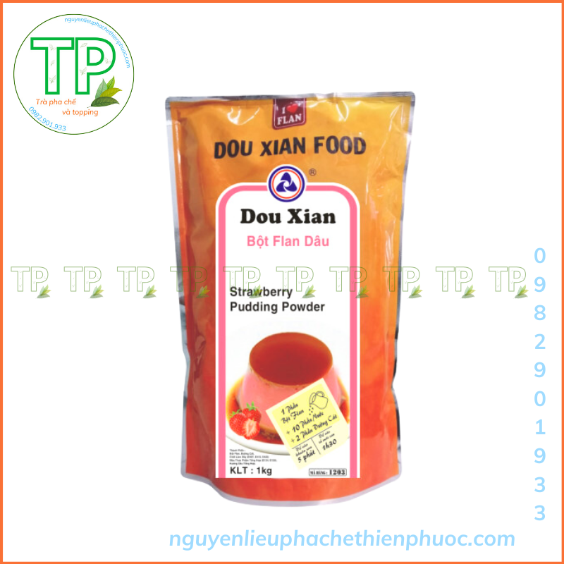 Bột pudding DouXian nhiều vị  - 100g