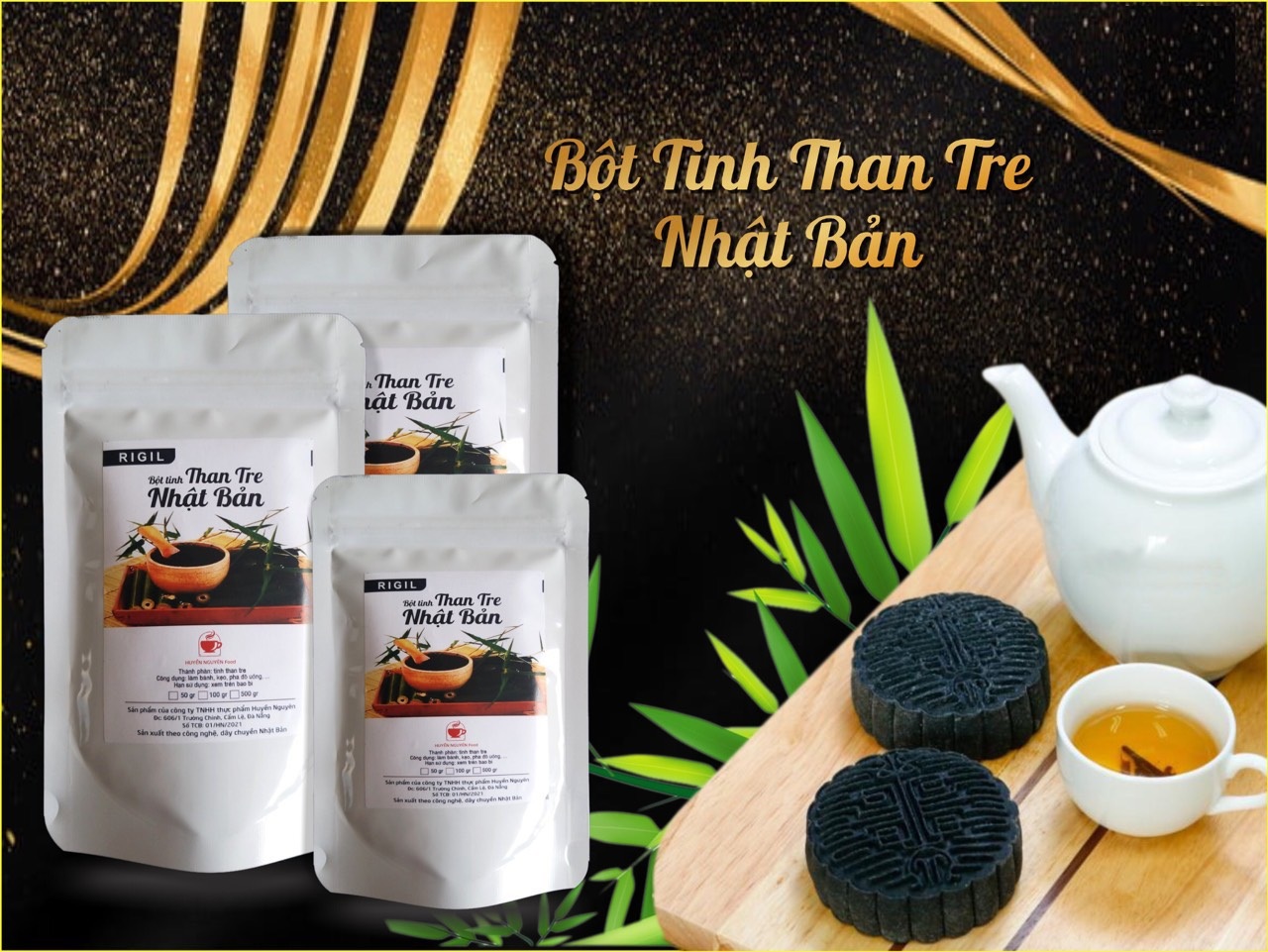 Bột tinh than tre Nhật Bản 50gr
