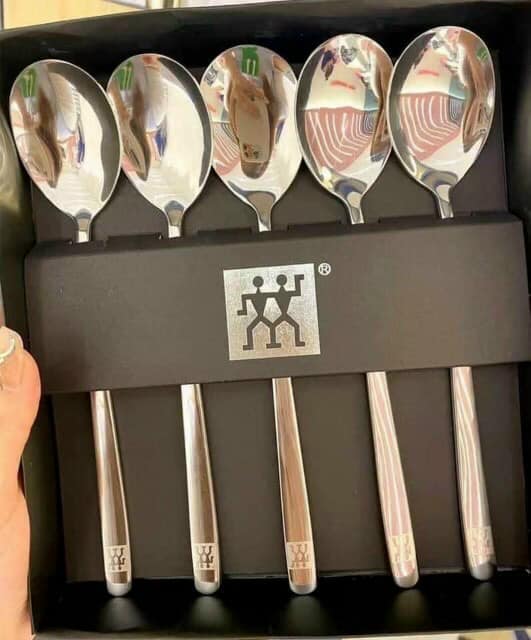 Set 5 món  thìa  – ino cao cấp - phong cách Âu
