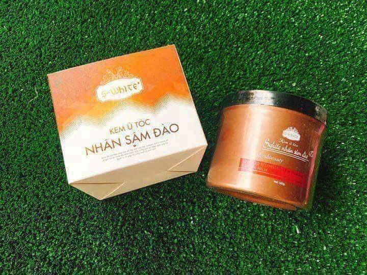 KEM Ủ TÓC NHÂN SÂM ĐÀO SWHITE 500gram Siêu mềm mượt