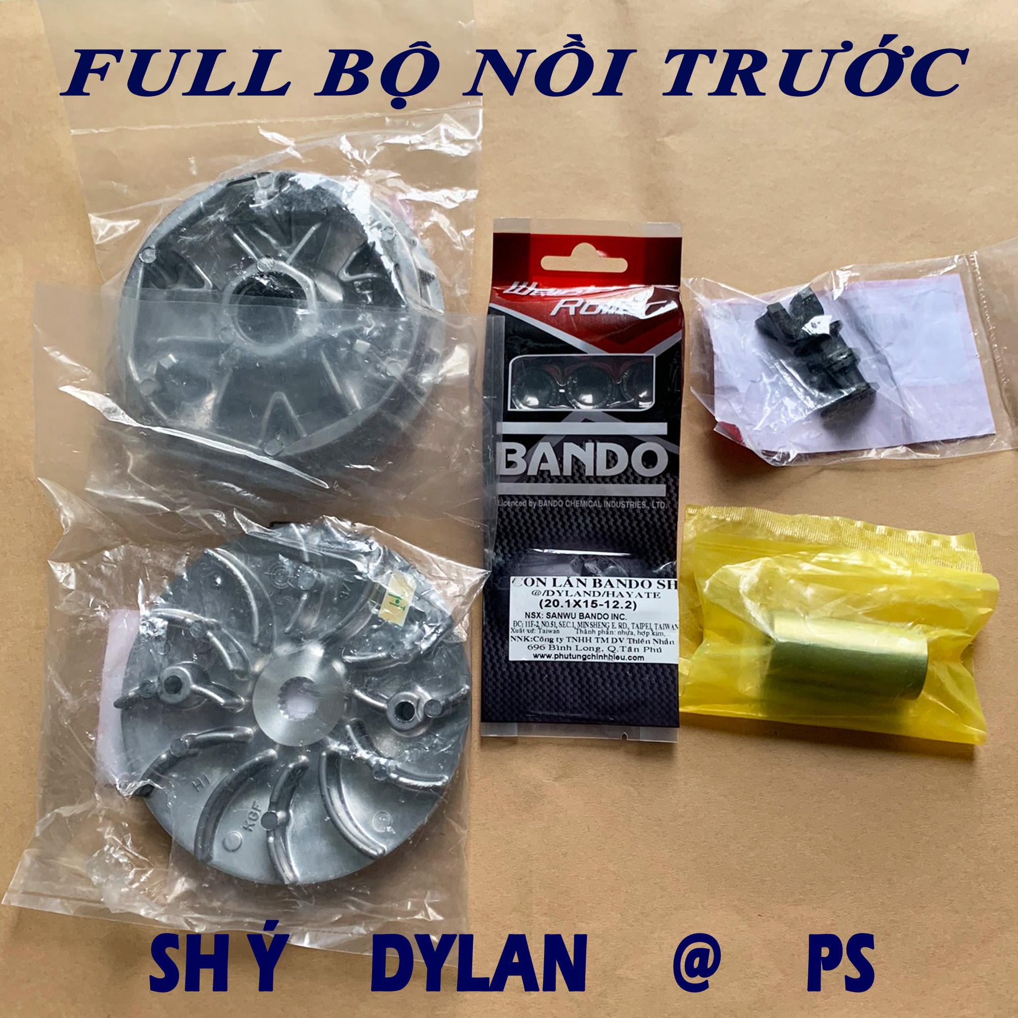 Full bộ nồi trước Honda SH Ý Dylan PS