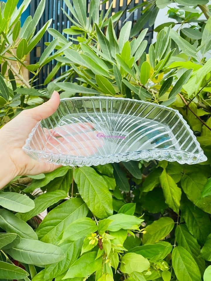 BỘ 2 KHAY THUỶ TINH CAO CẤP QUÀ GLUCERNA