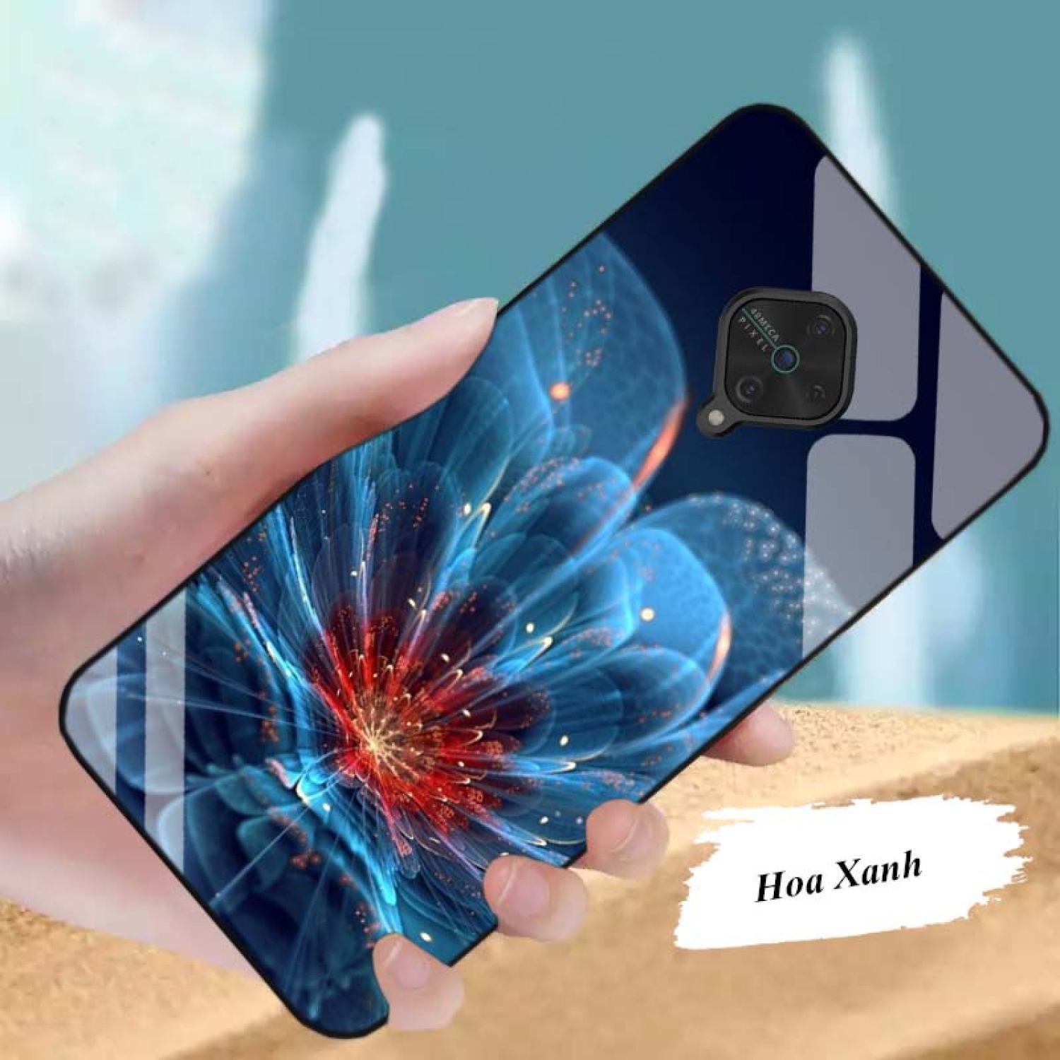 Ốp vivo s1 pro lưng kính cường lực mới ƞhất