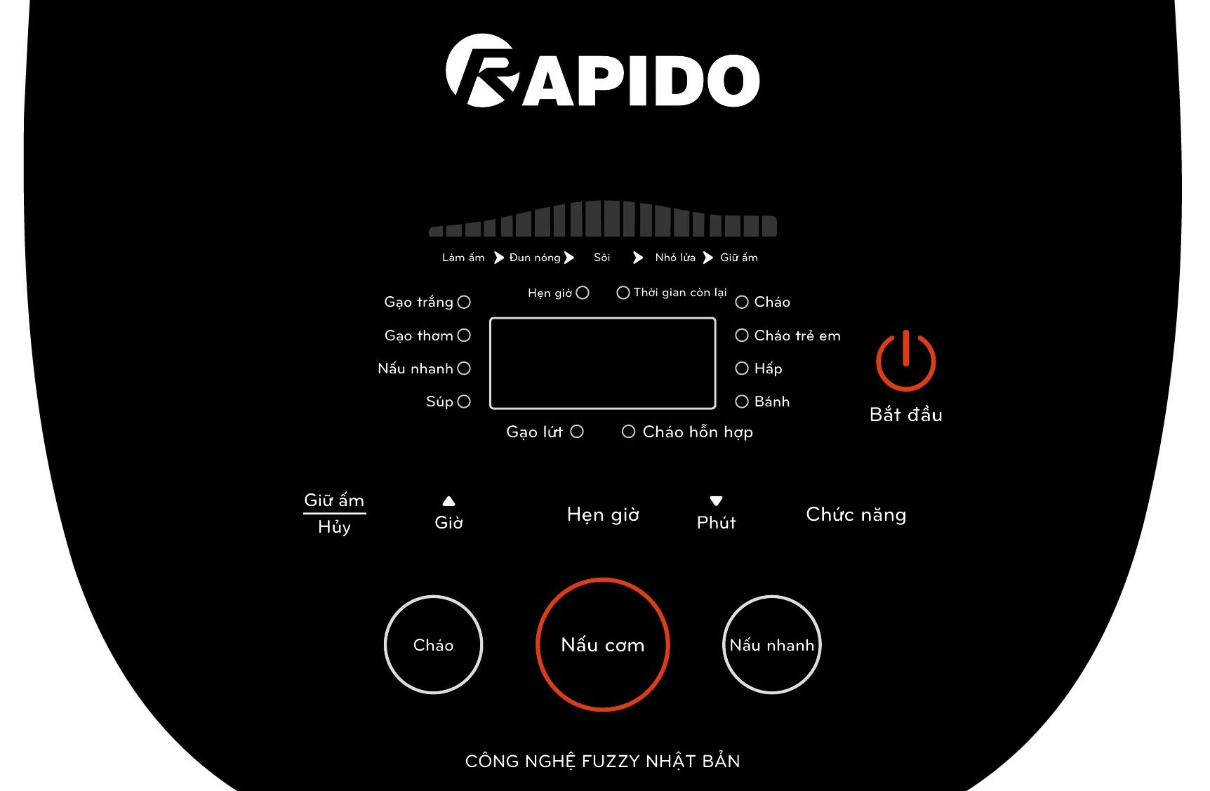 Nồi cơm điện tử Rapido RC-1.2D