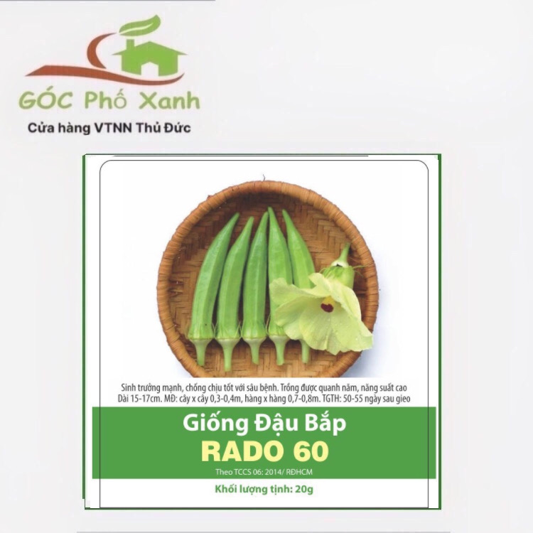 Hạt giống đậu bắp rado 60