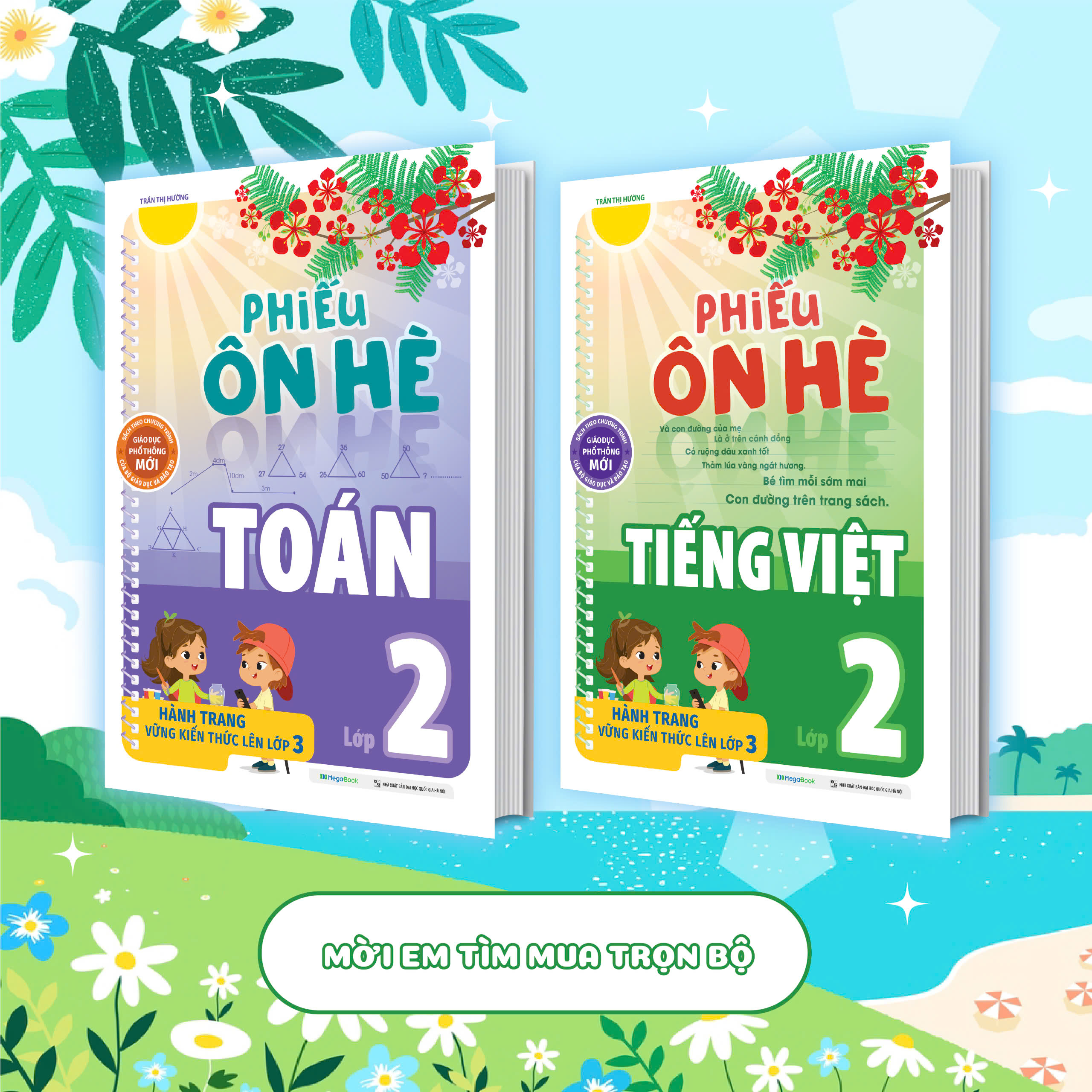 Sách Phiếu ôn hè Tiếng Việt lớp 2