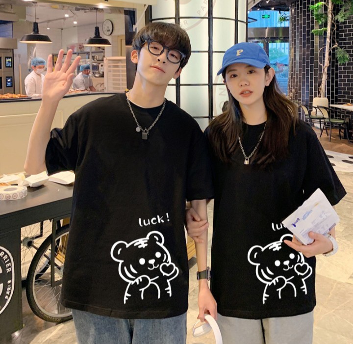 Áo thun đôi hổ luck siêu cute 1