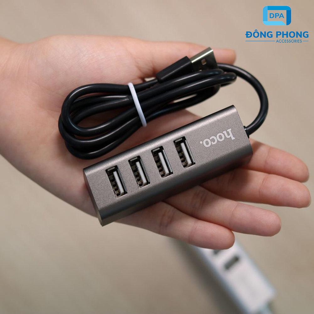 Bộ Chia USB 4 Cổng Hoco HB1 Chính Hãng
