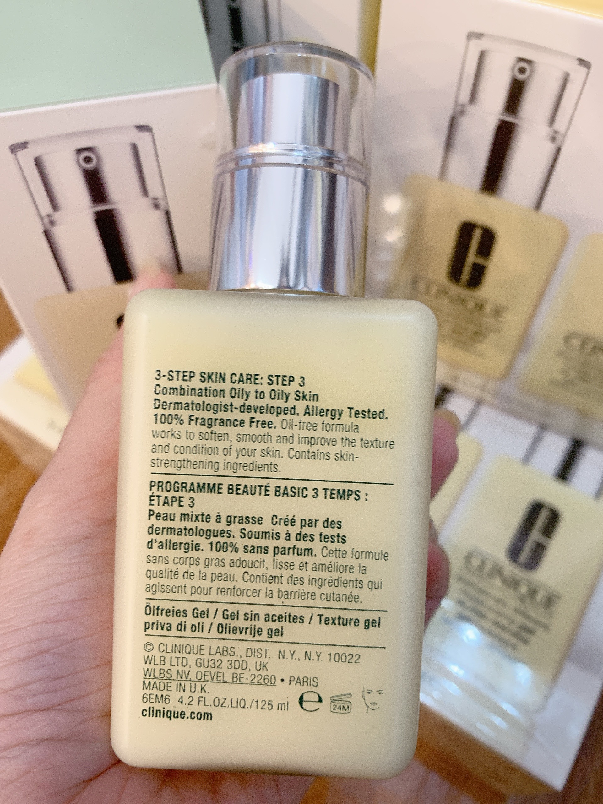 Gel dưỡng ẩm da dầu Clinique 125ml