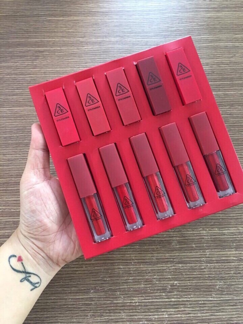 Combo 10 cây son tone đỏ tươi thắm cực xinh