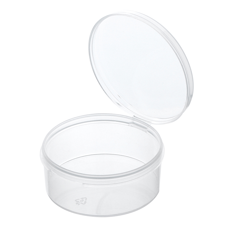 xuyongming Round Clear Plastic Containers Beads Crafts Jewelry Display Storage Boxes Case