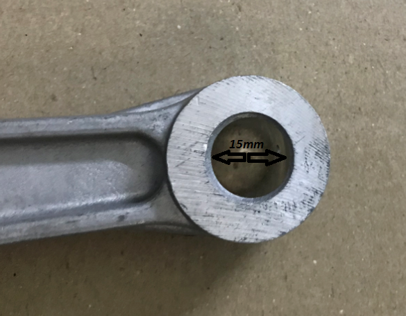 Piston + secmang + tay biên + chốt ăc + khóa ắc 3080