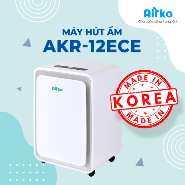 [Made in KOREA] Máy hút ẩm không khí Airko AKR-12ECE - 100% chính hãng - BH 24 tháng