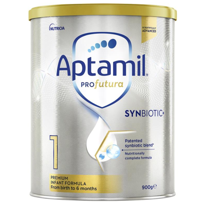 Aptamil Australian Milk, Complete with Numbers 1, 2, 3, 900g Cans