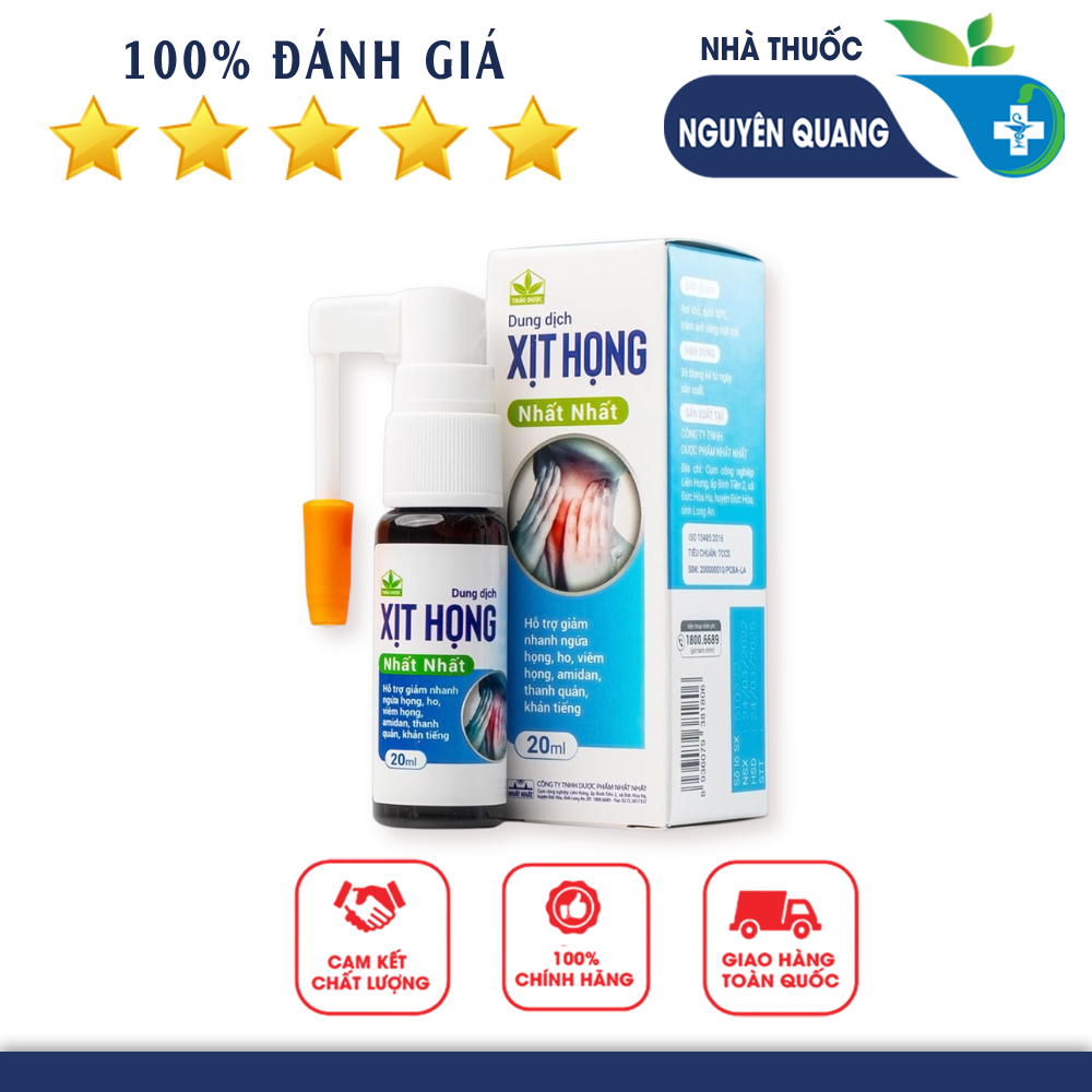 Xịt Họng Nhất Nhất Chính Hãng